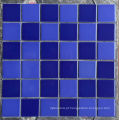 Mosaico cerâmico de porcelana azul para piscina
